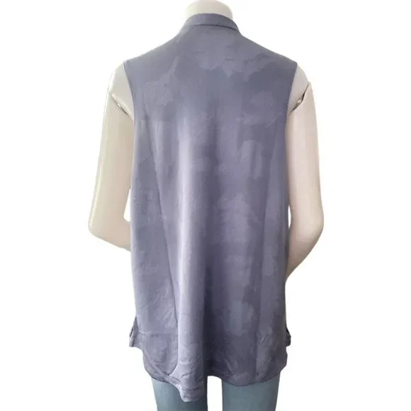 Nike Women's Dri-FIT Sleeveless Golf Polo Blue Size XXL - Picture 3 of 11